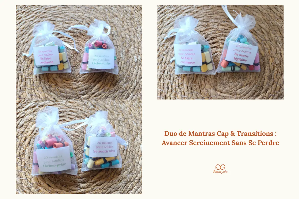 Duo de Mantras Cap & Transitions : Avancer Sereinement Sans Se Perdre – « Je traverse une transition marquante »