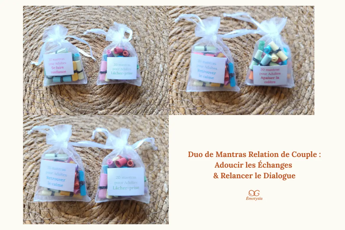 Duo de Mantras Relation de Couple : Adoucir les Échanges & Relancer le Dialogue – « Je souhaite apaiser la relation de couple »